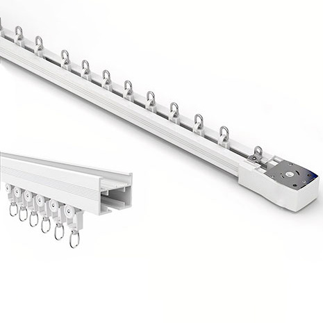 ریل پرده برقی کناررو A-OK به همراه تجهیزات