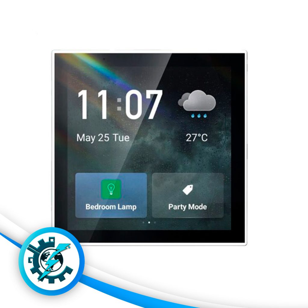 تاچ پنل 4 اینچ هوشمند تویا Tuya با 4 خروجی اسپیکر و هاب زیگبی