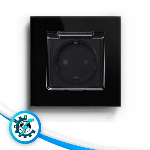 پریز با درپوش فریم شیشه Bseed Waterproof Socket