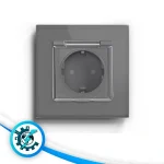 پریز با در پوش فریم شیشه Bseed Waterproof Socket