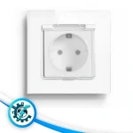 پریز با در پوش فریم شیشه Bseed Waterproof Socket