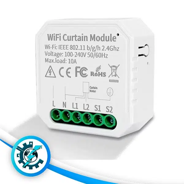 رله پرده برقی هوشمند تویا Wi-Fi+RF