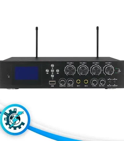 آمپلی فایر رومیزی اهمی S.O.S JX600-4 دارای 4 کانال