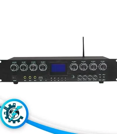 آمپلی فایر اهمی S.O.S JX600-8 دارای 8 کانال