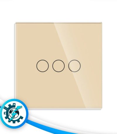 کلید نه پل لمسی هوشمند تویا TUYA وایفای و زیگبی (سه عدد سه پل)