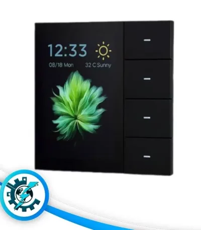 کلید هوشمند 4 پل تویا مانیتوردار زیگبی اکوپلاس