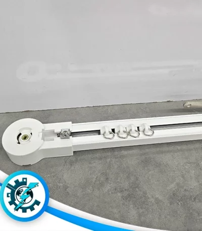 ریل پرده برقی کناررو ساده هیوت
